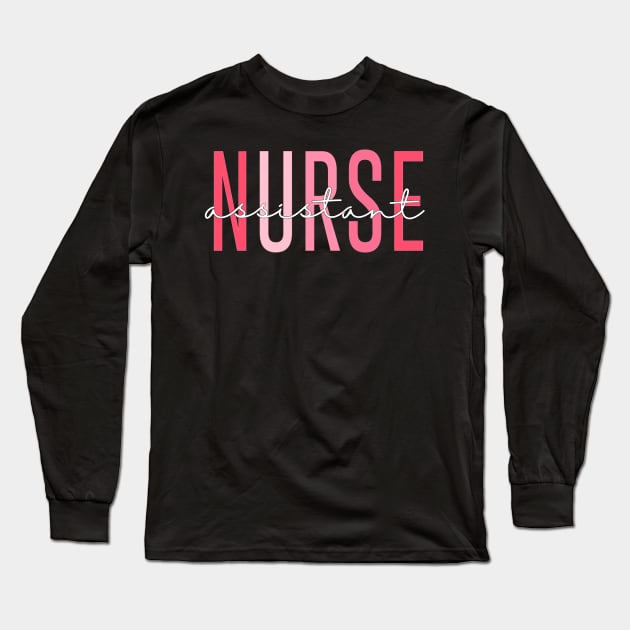 Vintage Certified Nurse Assistant Nursing Assistant CNA Long Sleeve T-Shirt by Flow-designs